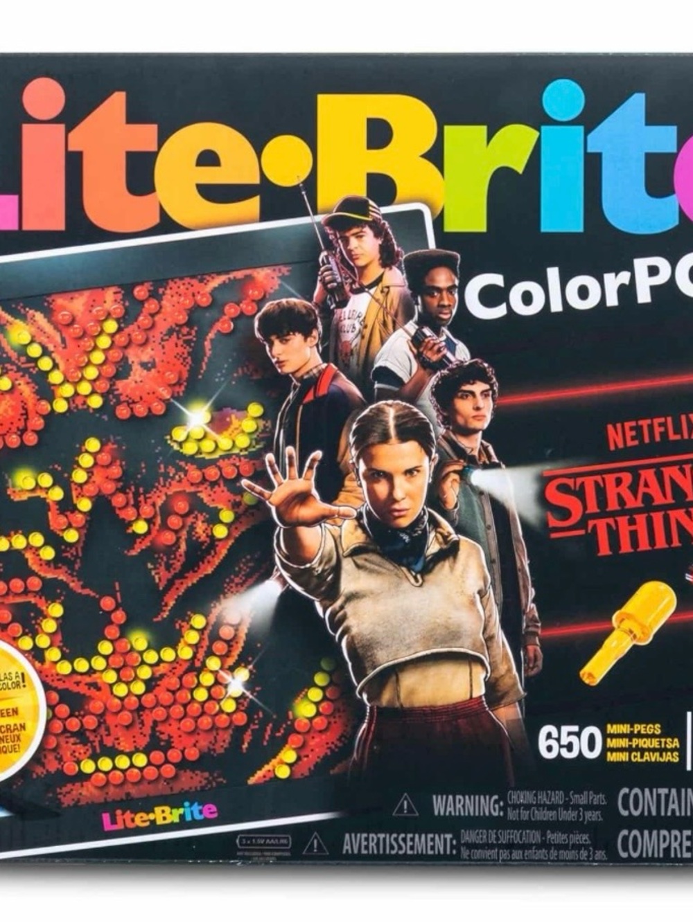 Lite-Brite Stranger Things ColorPop Set - Multicolor